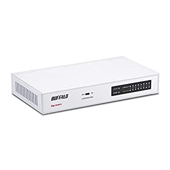 【中古】(未使用・未開封品)BUFFALO Giga対応 金属筺体 電源内蔵 8ポート ホワイト スイッチングハブ 日本メーカー LSW5-GT-8NS/WH|スカイマーケットプラス