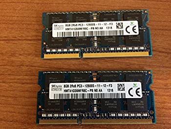 【中古】hynix PC3-12800S (DDR3-1600) 8GB SO-DIMM 204pin ノートパソコン用メモリ 型番：HMT41GS6MFR8C-PB 動作保証品