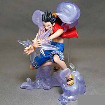 【中古】モンキー・D・ルフィ(単品) ワンピース 連携技フィギュア -ゴムゴムの悪魔風三刀流羊肉JeT六百煩悩殺攻城砲- バンプレストプライズ