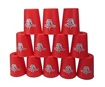 【中古】スポーツスタッキング専用 優勝杯 12個仕掛ける (赤いこと) [並行輸入品]