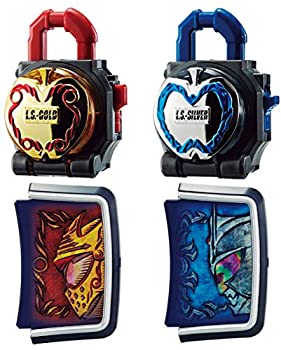 【中古】(未使用・未開封品)仮面ライダー鎧武 (ガイム) DX金&銀のリンゴロックシード 仮面ライダーマルス&冠セット画像