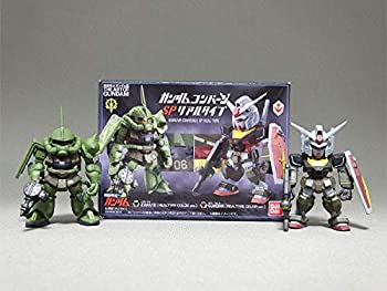 【中古】(未使用･未開封品)機動戦士ガンダム展限定 ガンダムコンバージ SP リアルタイプカラー ガンダム&ザク ll セット (食玩・ガム)