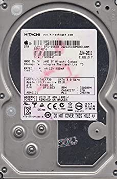 【中古】hds722020ala330、PN 0?F11603、MLC jpk37b、Hitachi 2tb SATA 3.5捉え所のない運転 PCパーツ-パソコン・周辺機器-内蔵ドライブ・ストレージ