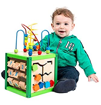 【中古】(未当てはめる･未開封品)My First Learning Bead Maze Cube Activity Center by Kid\u0027s Destiny [並行輸入品]