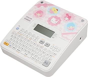 【中古】【人並み外れたに似つかわしい】カシオ 下げ札ともし火 名まえ地びた サンリオ模範例 KL-SA10 白いこと