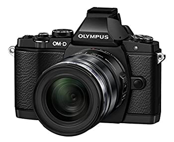 【中古】OLYMPUS ミラーレス一眼 OM-D E-M5 12-50mm EZレンズキット エリートブラック E-M5 EZ LKIT EBLK
