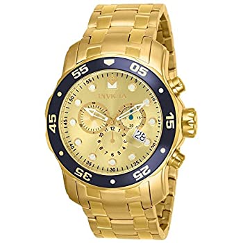 【中古】(未当て嵌める･未開封品)[インビクタ]Invicta ウオッチ 80068 Pro Diver Chronograph Gold-Tone Steel メンズ [並行輸入品]