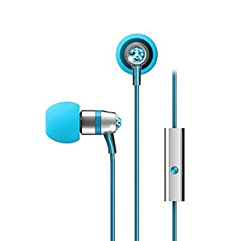 【中古】(未当て嵌める･未開封品)MEE audio イヤ電話機 インナーイヤー型 スワロフスキー当て嵌める 日本語取説付 M11J ターコイス