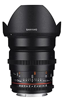 【中古】Samyang syds24?m-nex VDSLR II Eマウント24?mm広角レンズ 24 mm SYDS24M-C