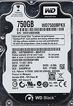 【中古】wd7500bpkx-80hpjt0、DCM hhotjhk、Westernデジタル750?GB SATA 2.5ハードドライブ｜スカイマーケットプラス