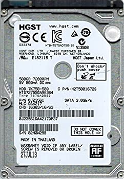 【中古】【非常に良い】Hitachi hts727550?a9e364?P/N : 0j23561?MLC : da4217?500?GB