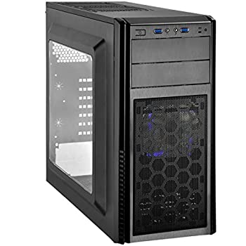 【中古】SilverStone Precisionシリーズ ATX/MicroATX対応PCケース ブラック パフォーマンス向け仕様 SST-PS11B-W