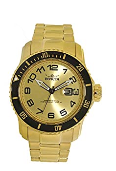 【中古】[インビクタ]Invicta ウオッチ 15350 Pro Diver 18K Gold Plated Steel Gold-Tone Dial メンズ [並行輸入品]
