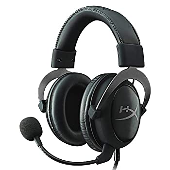 【中古】(未使用･未開封品)HyperX Cloud II ゲーミング ヘッドセット 7.1バーチャルサラウンドサウンド対応 USBオーディオコントロールボックス付属 ガンメタル 　 KHX-HS