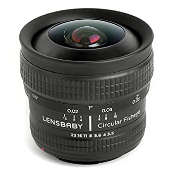 【中古】Lensbaby 魚眼レンズ サーキュラーフィッシュアイ 5.8mm F3.5 ニコン Fマウント APS-C対応 859742