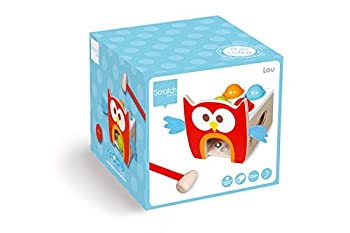 【中古】(未当て嵌める･未開封品)Scratch(スクラッチ) タップベンチフクロウのルー 【SC1038】12ヶ月~