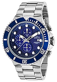 【中古】(未当て嵌める･未開封品)[インビクタ]Invicta ウオッチ 18907 Pro Diver Chrono Stainless Steel Textured Blue Dial メンズ [並行輸入品]