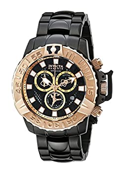 【中古】(未当て嵌める･未開封品)watch Invicta Men\u0027s 18238 Subaqua Quartz Multifunction Black, Rose Gold Dial Watch