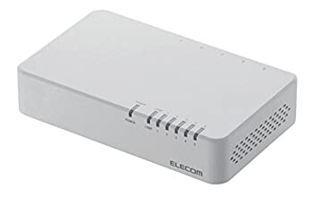 【中古】(未当て嵌める･未開封品)エレコム スイッチングこしき 5界面 10/100Mbps 磁石付き添い人 ワット数内蔵 EHC-F05PN-JW ネットワーク機器-パソコン・周辺機器