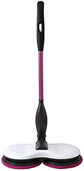 【中古】CCP コードレス回転モップクリーナー(充電式) 【水だけで汚れが落ちる\"キャッチモップ\"採用】 ピンク ZJ-MA8-PK