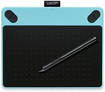 【中古】ワコム Intuos Draw【旧モデル】ペン入力専用 お絵描き入門モデル Sサイズ ミントブルー CTL-490/B0