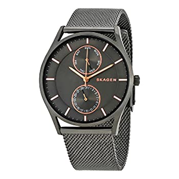 【中古】(未使用･未開封品)[スカーゲン]SKAGEN メンズ HOLST ホルスト マルチファンクション グレー グレー文字盤 グレーメッシュブレスレット SKW6180 腕時計 [並行輸入品