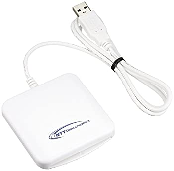 【中古】【非常に良い】NTTコミュニケーションズ 接触型 USBタイプ ICカード リーダーライター ACR39-NTTCom