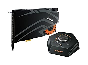 【中古】(未使用･未開封品)ASUSTek ハイレゾ対応 STRIXゲーミング サウンドカード PCI-E コントロールボックス付属 24bit/192kHz STRIX RAID PRO