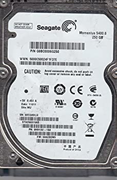 【中古】【非常に良い】Seagate ST9250315AS Momentus 5400.6 250 GB 2.5 inch Hard Drive - SATA - 5400 rpm - 8 MB Buffer - Hot Swappable - Plug-in Module by Seag