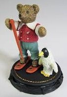 【中古】【非常に良い】アンティーク・テディベアコレクション スキーVer. 単品 食玩 海洋堂(菓子賞味期限切れ:同梱の場合破棄願います)