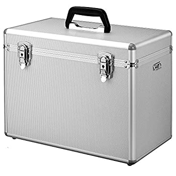 【中古】(未使用･未開封品)HAKUBA ハードケース アルミケース AC-02 ボックスLL 26L 大容量 大型一眼レフカメラ収納 ショルダーベルト付 シルバー ALC-AC02-LL