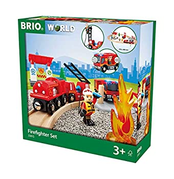 【中古】(未当て嵌める･未開封品)BRIO WORLD ファイヤーレスキューセット 33815