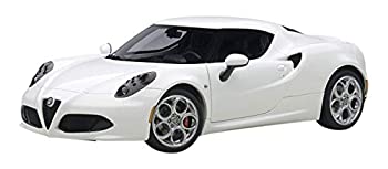 【中古】(未使用･未開封品)AUTOart 1/18 アルファロメオ 4C ホワイト 完成品