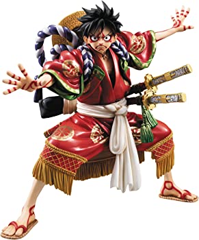 【中古】Portrait.Of.Pirates ワンピース &ldquo;KABUKI EDITION&rdquo; モンキー・D・ルフィ 1/8 完成品フィギュア(メガトレショップ、プレミアムバンダイ、Mekke｜スカイマーケットプラス