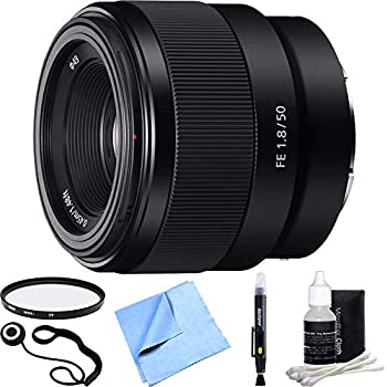 【中古】(未使用･未開封品)Sony FE 50?mm f1.8?full-frame Prime e-mountレンズsel50?F18?F Essential AccessoryバンドルIncludesレンズクリーニングペン、クリーニングキ
