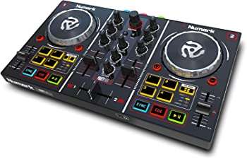 【中古】(未使用・未開封品)Numark DJコントローラー ポータブル LEDライト 初心者向け Serato DJ Lite 2チャンネル ストリーミング 配信 Party Mix|スカイマーケットプラス