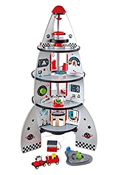 【中古】Hape 4ステージ 幼児用 ロケットシップ プレイセット|スカイマーケットプラス