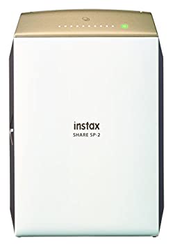 【中古】(未使用･未開封品)FUJIFILM スマートフォン用プリンター &ldquo;スマホdeチェキ" instax SHARE SP-2 ゴールド｜スカイマーケットプラス
