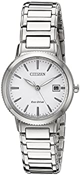 【中古】シチズン Citizen Eco-Drive Women\u0027s \u0027Sport\u0027 Quartz Stainless Steel Casual Watch Color: Silver-Toned (Model: EW2370-57A) [並行輸入品]