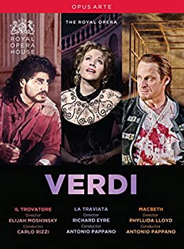 【中古】(未使用･未開封品)Verdi: Il Trovatore / La Traviata / Macbeth [DVD]