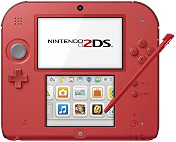 【中古】(未使用･未開封品)ニンテンドー2DS レッド 3DSのソフトが遊べる