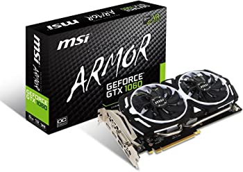【中古】MSI GeForce GTX 1060 ARMOR 6G OCV1 グラフィックボード VD6150|スカイマーケットプラス