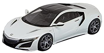 【中古】ホビージャパン MARK43 1/43 ホンダNSX (NC1) 2017 130Rホワイト 完成品
