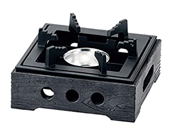 【中古】(未当て嵌める･未開封品)軽銀民芸こんろ B-1 黒 M11-504/62-6792-42