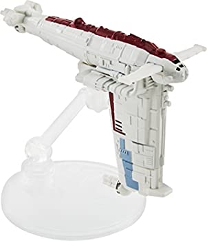 【中古】【非常に良い】スター・ウォーズ/最後のジェダイ 2017 ホットウィール ダイキャスト スターシップス 1パック レジスタンス・ボンバー / STAR WARS : THE LAST J画像