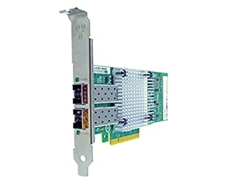 【中古】(未使用･未開封品)AXIOM 46M2237-AX - DDR4-PCIe x8 10Gbs デュアルポートファイバーネットワークアダプター IBM - PC用