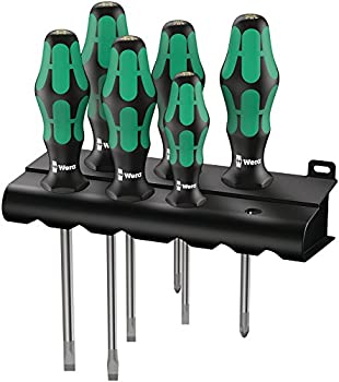 【中古】Wera(ヴェラ) Kraftform Plus ツール ドライバー６本セット 334/6 ラック付き 105650 [並行輸入品]