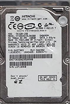 【中古】HTS543216L9A300 PN 0A57363 MLC DA2352 Hitachi 160GB SATA 2.5 Hard Drive [並行輸入品]