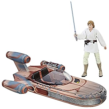 【中古】(未使用･未開封品)Star Wars The Black Series Luke Skywalker Landspeeder & Figure
