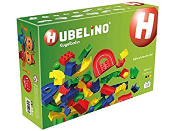 【中古】HUBELINO Marble Run - 128-Piece Run Elements Expansion Set - the Original Made in Germany - Certified and Award-Winning Marble Run - 10